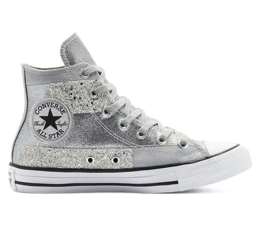 Converse Glitter Shine Chuck Taylor All Star High Top Black Black (569426C)