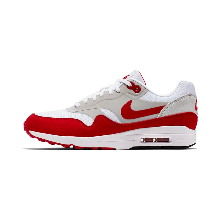 Nike Air Max 1 Ultra Air Max Day Red 2017 (W) “White / Neutral Grey / Black / University Red” (908489-101)