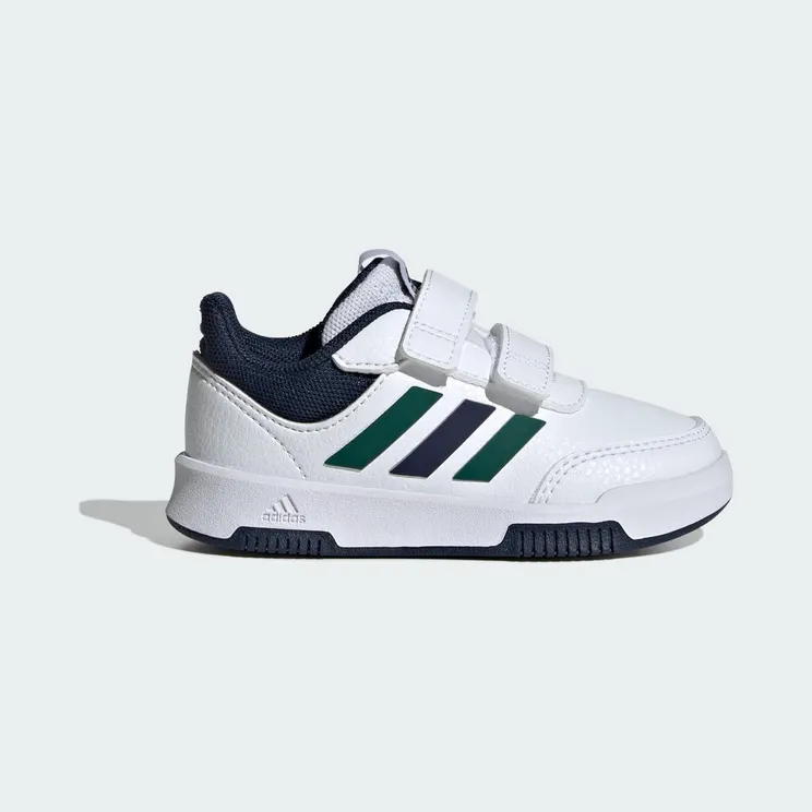 adidas Tensaur Hook And Loop “Cloud White / Collegiate Green / Collegiate Navy” (IF1735)