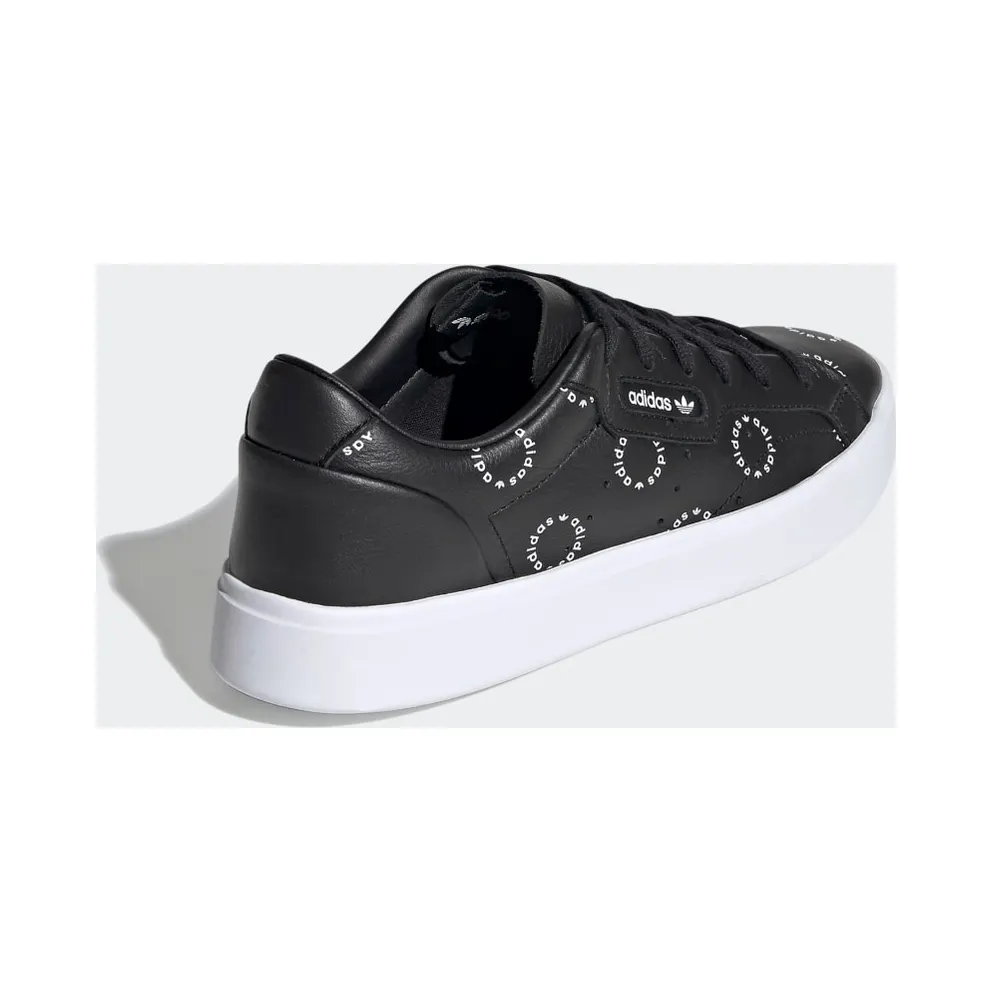 adidas Sleek Core Black / Cloud White / Semi Flash Red (FW2066)