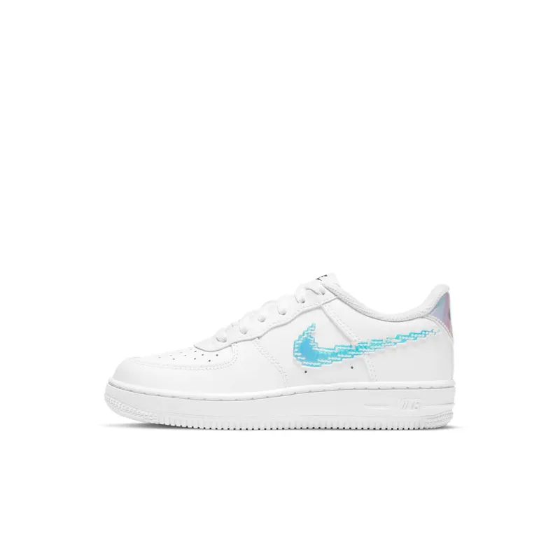 Nike Air Force 1 LV8 Digital Swoosh White (PS) (CW1584-100)