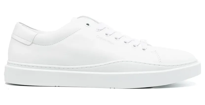 Calvin Klein Strukturierte Sneakers mit Logo-Prägung – Schwarz (HM0HM01051)