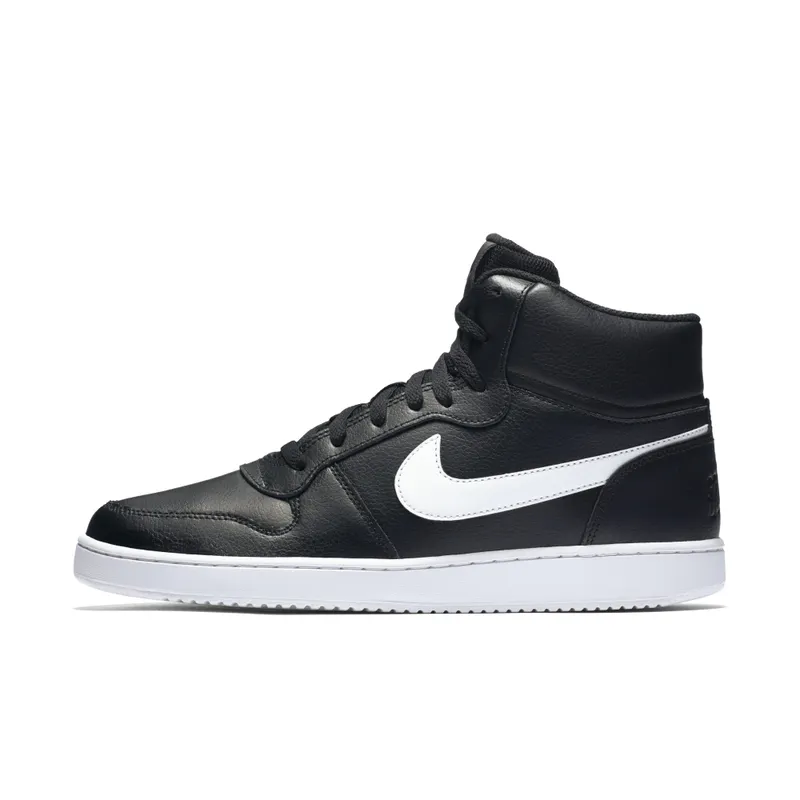 Nike Ebernon Mid ‘Black White’ Black/White/Black (AQ1773-002)