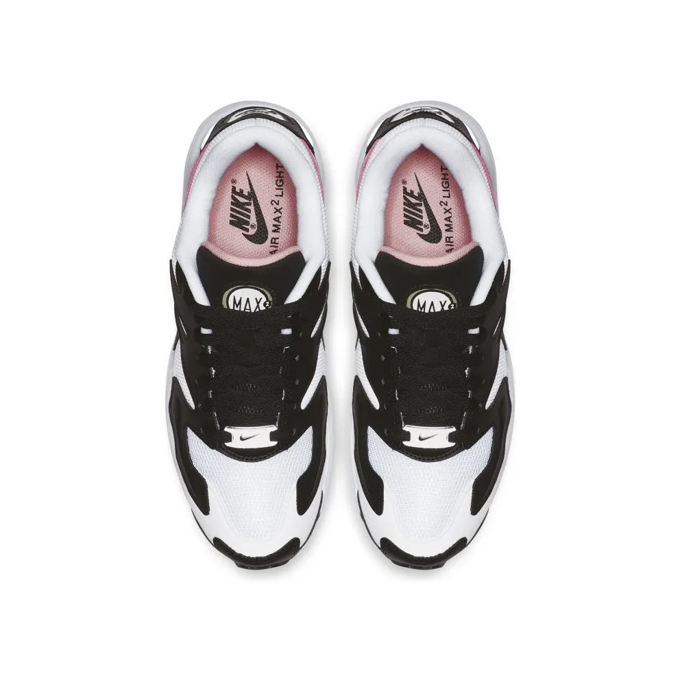 Nike Air Max2 Light White Bleached Coral Black (W) White/Bleached Coral-Black-Sail-Alligator (AO3195-101)