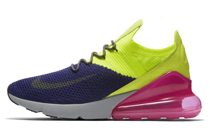 Nike Air Max 270 Flyknit Regency Purple Volt