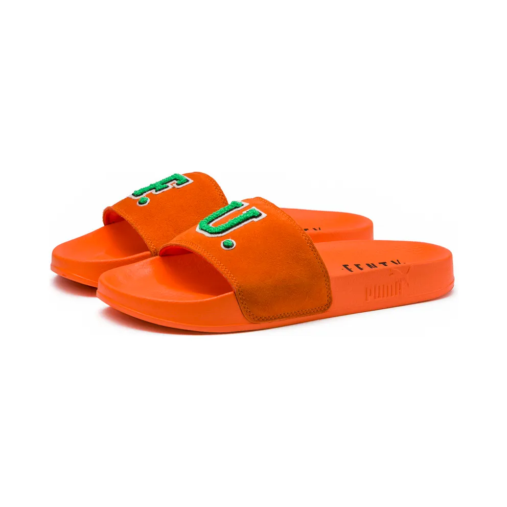 Puma Leadcat Slide Rihanna Fenty FU Orange (W) Scarlet Ibis/Bright Green (367087-03)