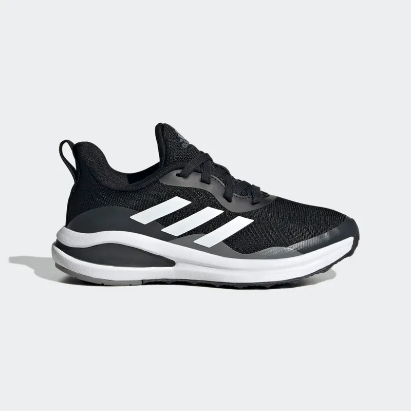 adidas FortaRun Sport Running Lace-up Shoes Core Black / Cloud White / Grey Six (GZ4415)