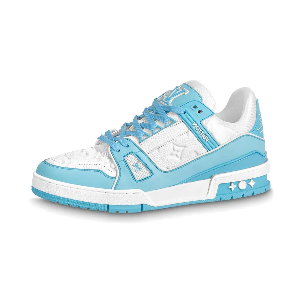 Louis Vuitton LV Trainer Low White Sky Blue (1AA6X4 / 1AA6X3 / 1AA6X1 / 1AA6YK)