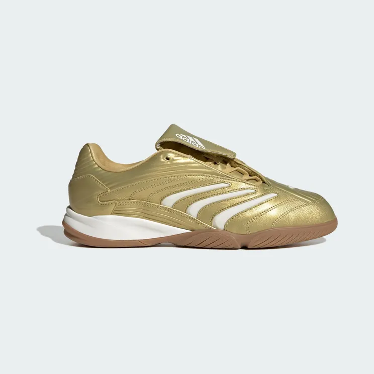 adidas Predator Sala “Gold Metallic / Core White / Gum” (IH7019)