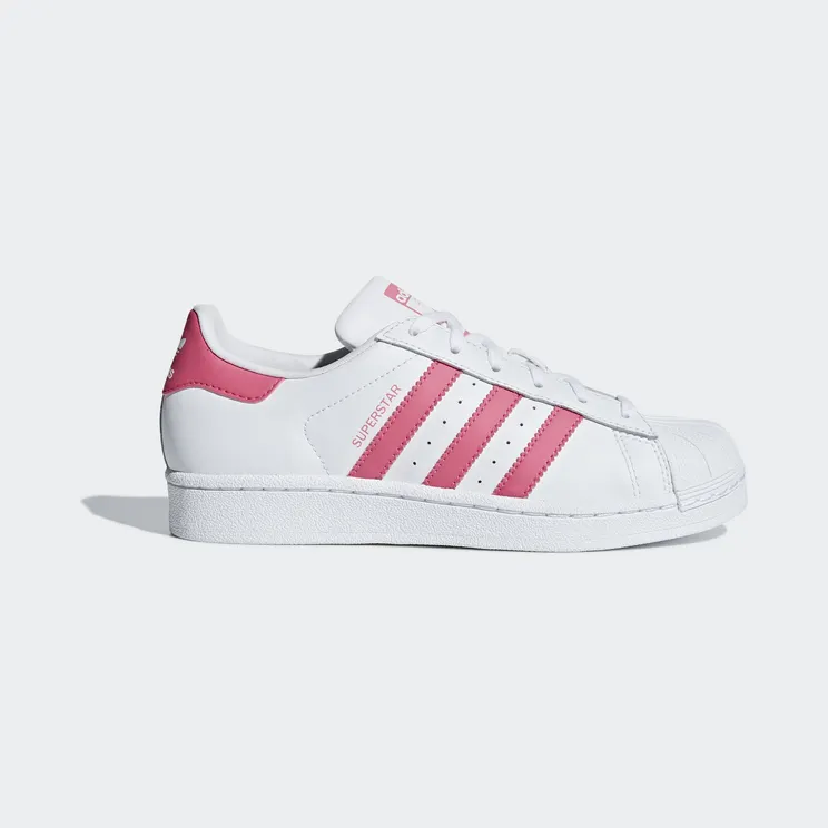 Adidas Originals Superstar J ‘White Real Pink’ Cloud White/Real Pink/Real Pink (CG6608)