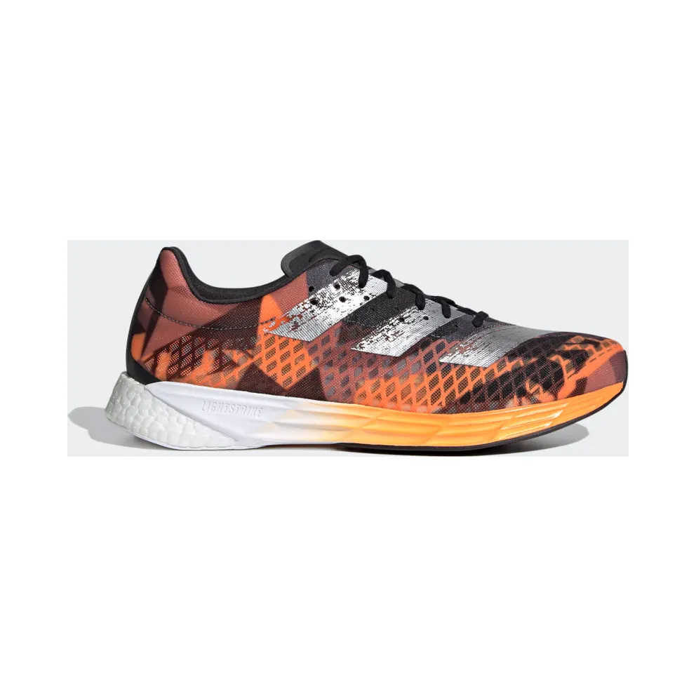 adidas Adizero Pro Laufschuh Core Black / Silver Metallic / Signal Orange (FW9611)