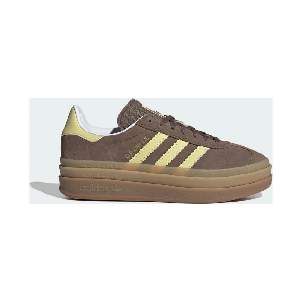 Adidas Gazelle Bold Earth Strata / Powder Yellow / Cloud White (JI2697)