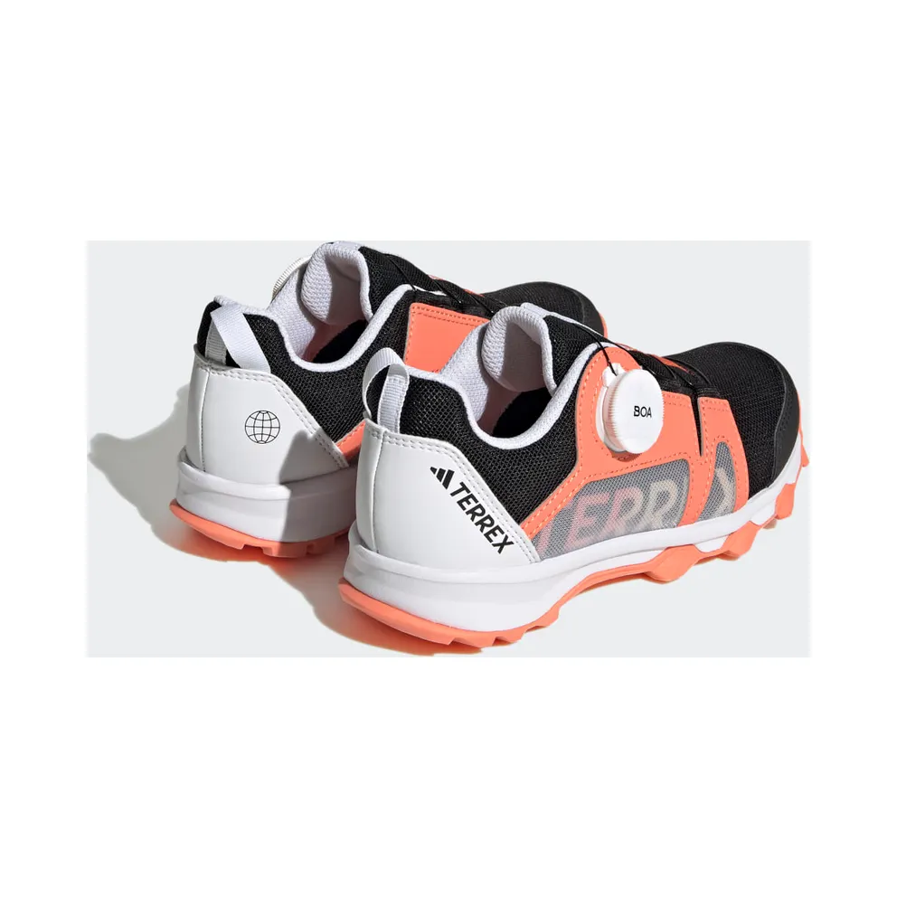 adidas Terrex Agravic Boa Trail Running Core Black Crystal White Impact Orange (HQ3500)