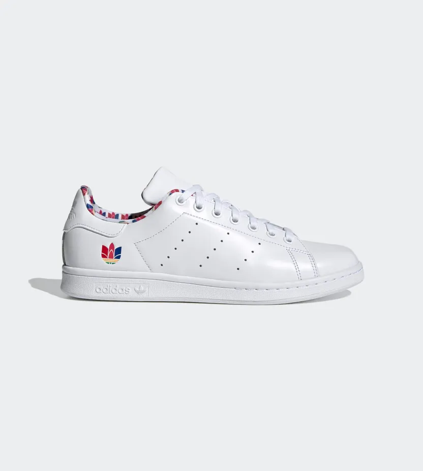 Adidas Stan Smith ‘Colorful Trefoil’ Cloud White/Cloud White/Scarlet (FY2839)