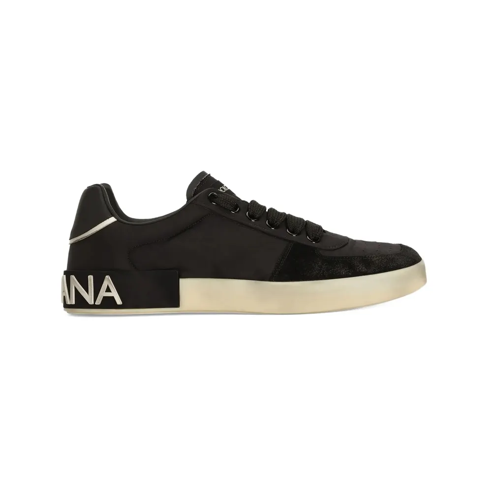 Dolce & Gabbana Portofino Nylon and Split Calfskin “Black” (CS2392 A0136 8B956)