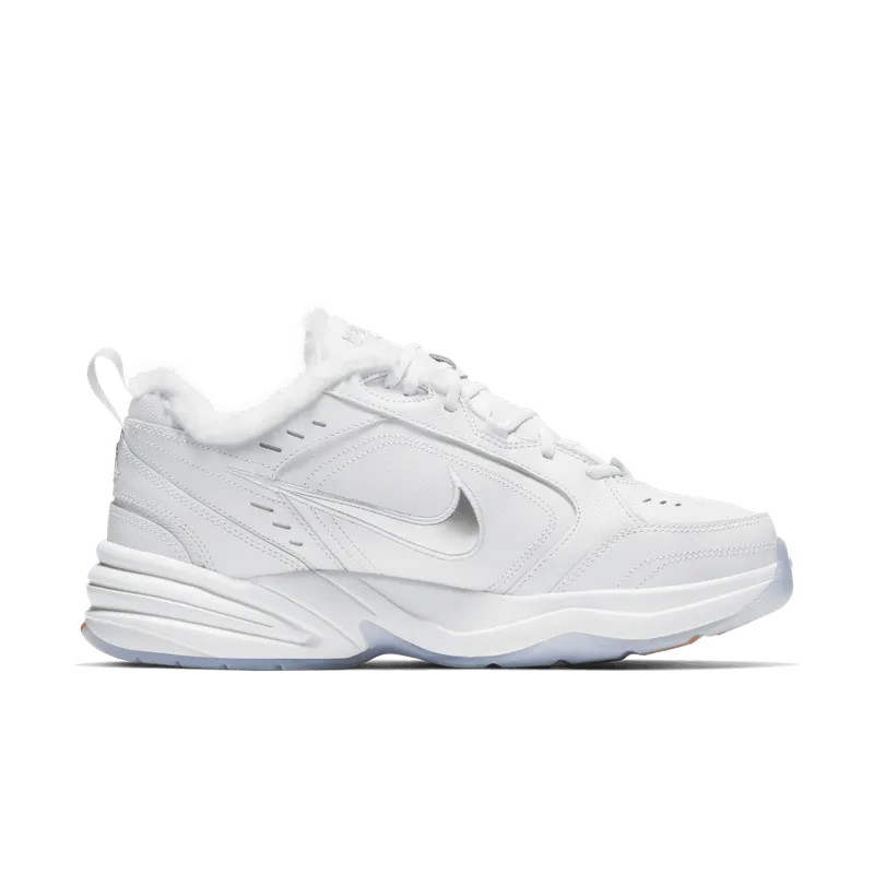 Nike Air Monarch IV Snow Day White/Total Orange-Metallic Silver (AV6676-100)