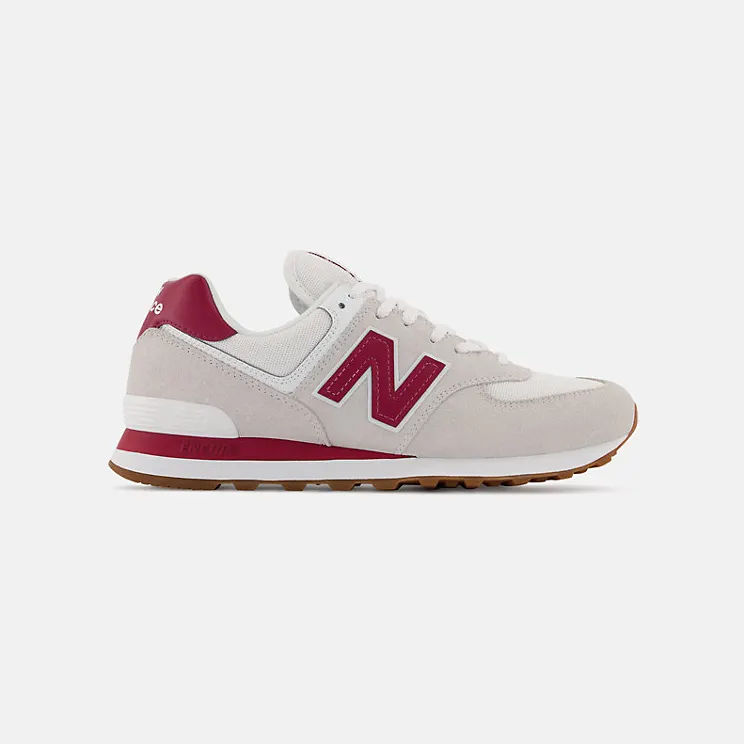 New Balance 574 White Red Gum (ML574TE2)