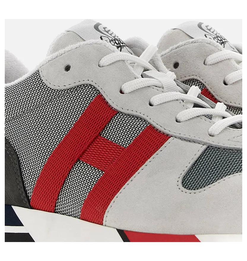 Sneakers Hogan H383 Grey Red (HXM3830AN51MVC0A1D) (5)