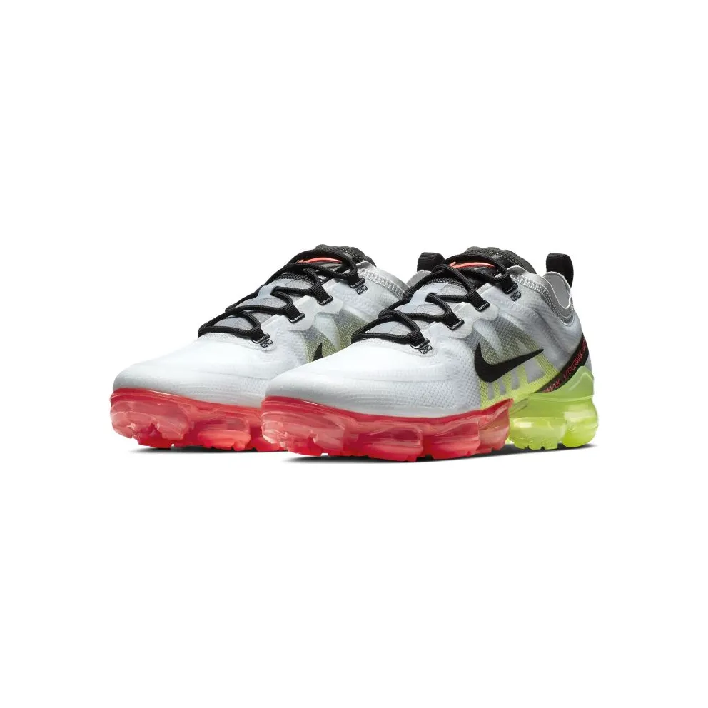 Nike Air VaporMax 2019 Retro Future Pure Platinum/Black-Volt-Bright Crimson (AR6631-007)
