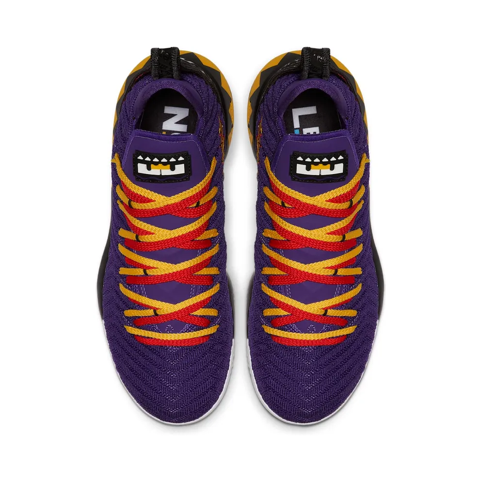 Nike LeBron 16 Martin Court Purple/Tour Yellow-Comet Red (CI1520-500)