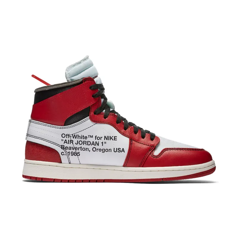 Air Jordan x Off White Nike AJ I 1 Chicago ‘The 10 Ten’ (2017) (AA3834-101)