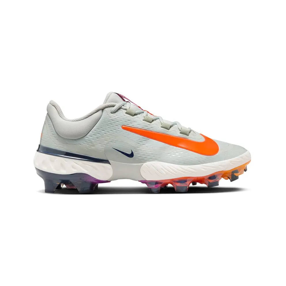 Nike Alpha Huarache Elite 4 Low MCS Light Silver Jade Horizon Phantom Laser Orange (HF1137-001)