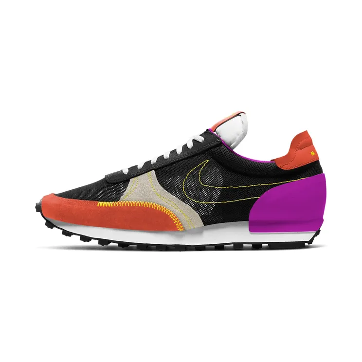 Nike Daybreak Type Purple Rust “Black / Vivid Purple / Mantra Orange” (CJ1156-002)