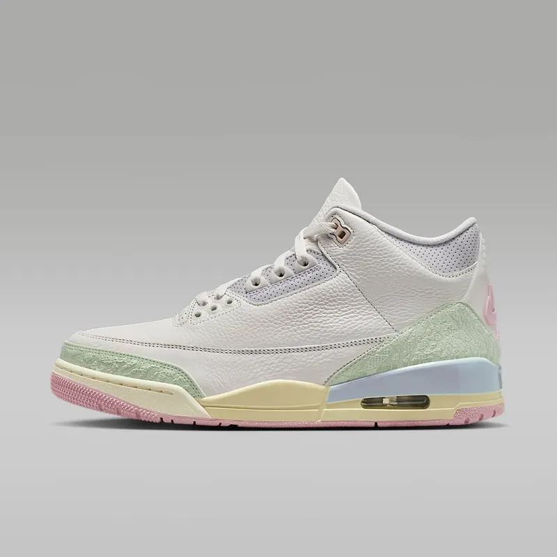 Air Jordan 3 Spring Is In The Air “Sail / Aura / Iced Carmine / Jade Aura” (IF4396-100)