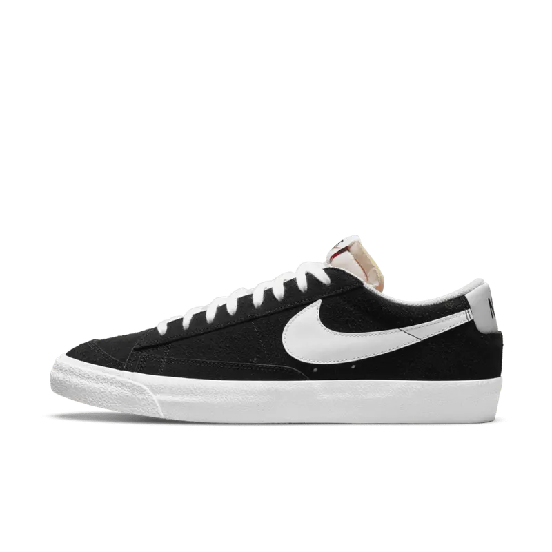 Nike Blazer Low 77 Suede Black White (DA7254-001)