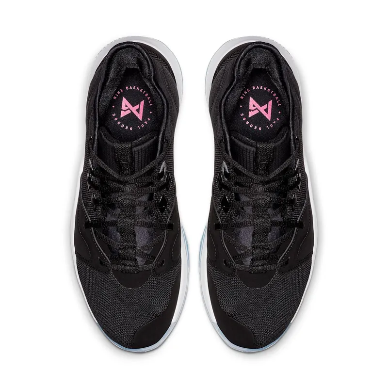 Nike PG 3 Black White Black/Black-White-Laser Fuchsia (AO2607-001)