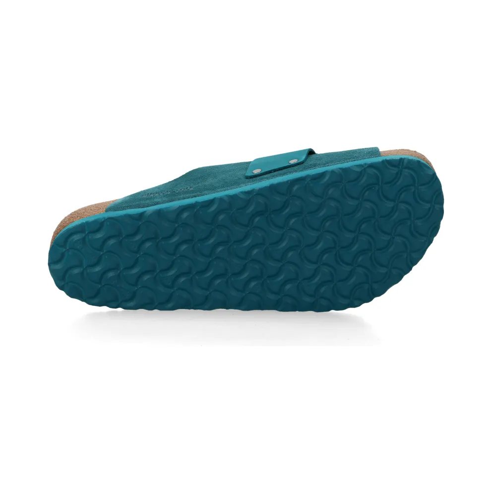 Birkenstock Kyoto Nubuck/Suede Leather (deep turquoise) – 1026801