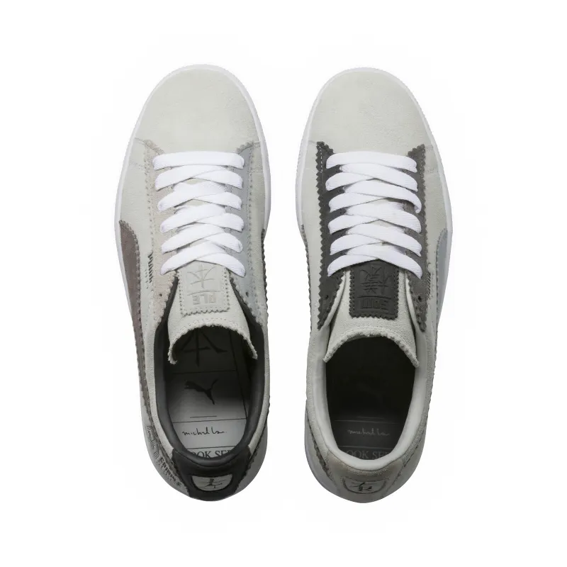 Puma Suede Michael Lau Puma White/Steel Gray (366313-01)