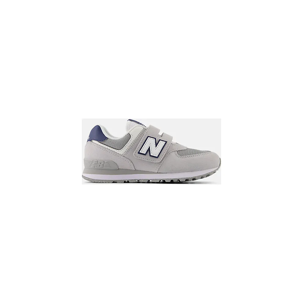 New Balance 574 Hook and Loop Brighton Grey Navy (PV574ESB)
