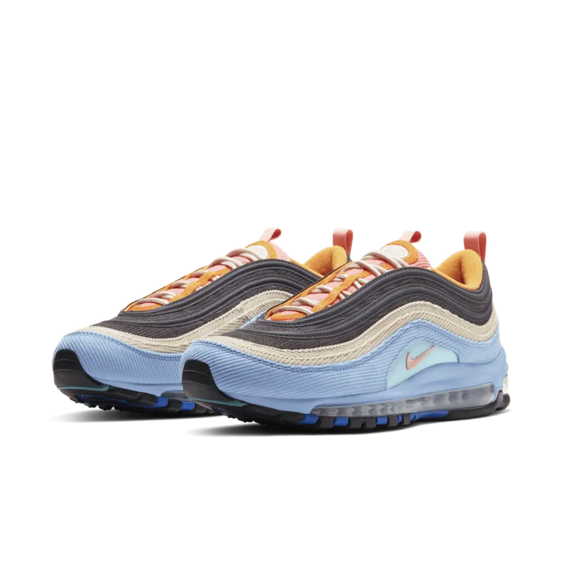 Nike Air Max 97 Corduroy Light Blue Light Blue/Pink/Brown-Sand (CQ7512-462)