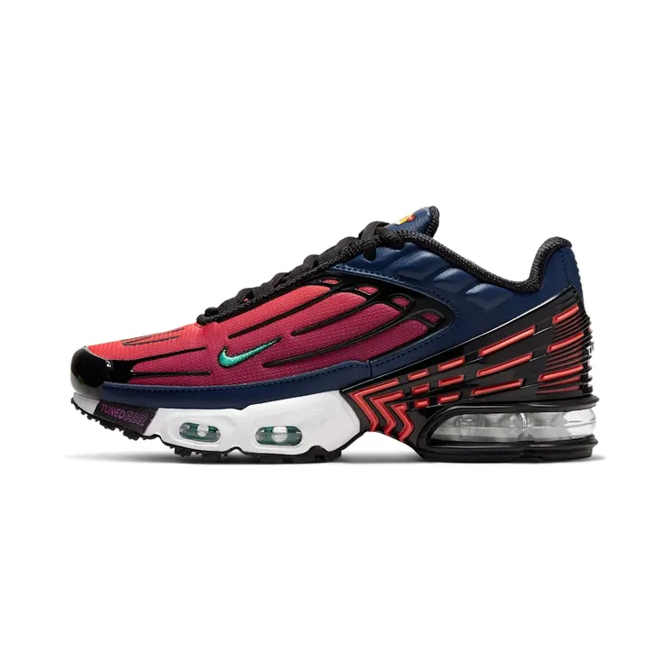 Nike Air Max Plus 3 “Blue Void / Magic Ember / Vivid Purple / Kinetic Green” (CD6871-401)