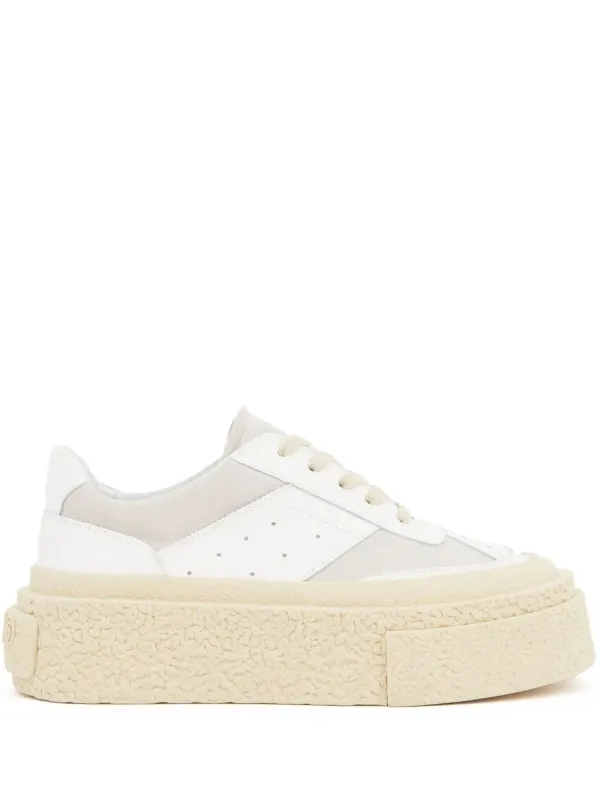 MM6 Maison Margiela Chunky sneakers with plateauzool – White (S59WS0189P0673)