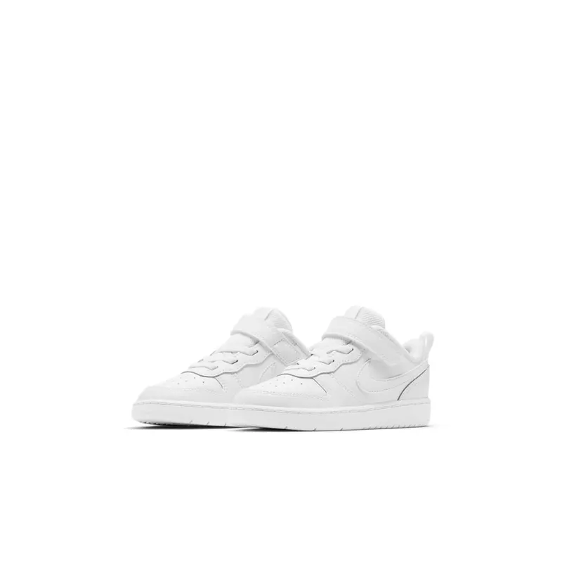 Nike Court Borough Low 2 Triple White (TD) White/White/White (BQ5453-100)