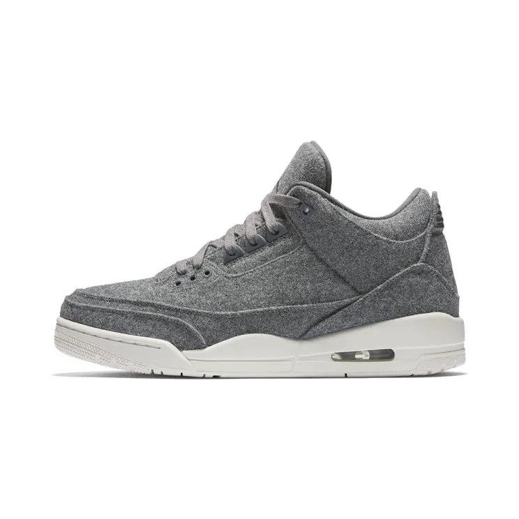 Air Jordan 3 Retro Wool “Dark Grey / Sail” (854263-004)