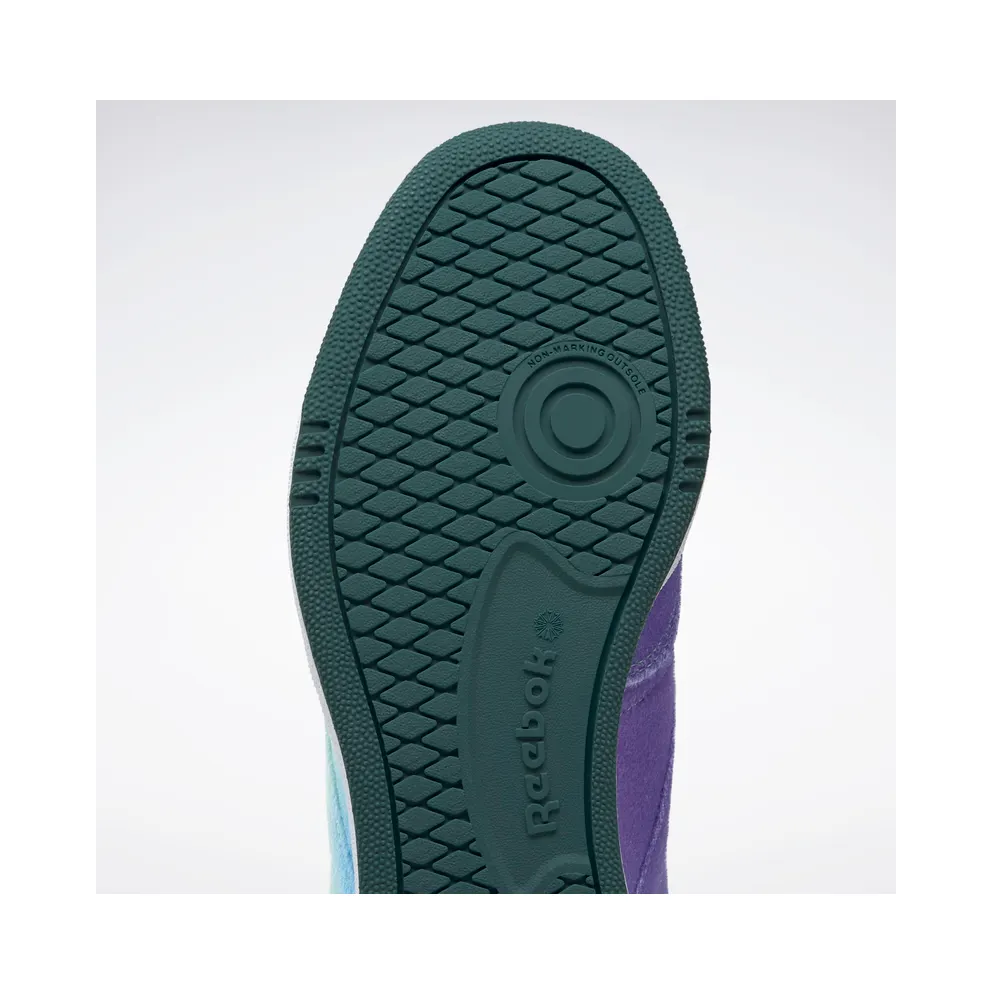 Reebok Daniel Moon Club C 85 Shoes Hint Mint / Forest Green / Solar Purple