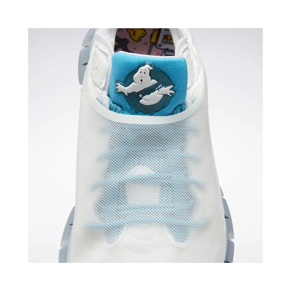 Reebok Ghostbusters Zig Kinetica Shoes White / Feather Blue / Silver Metallic (H03292)