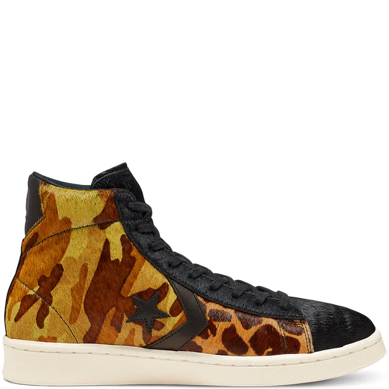 Converse Pro Leather ‘Pony Hair’ Black/Multi/Egret (165750C)