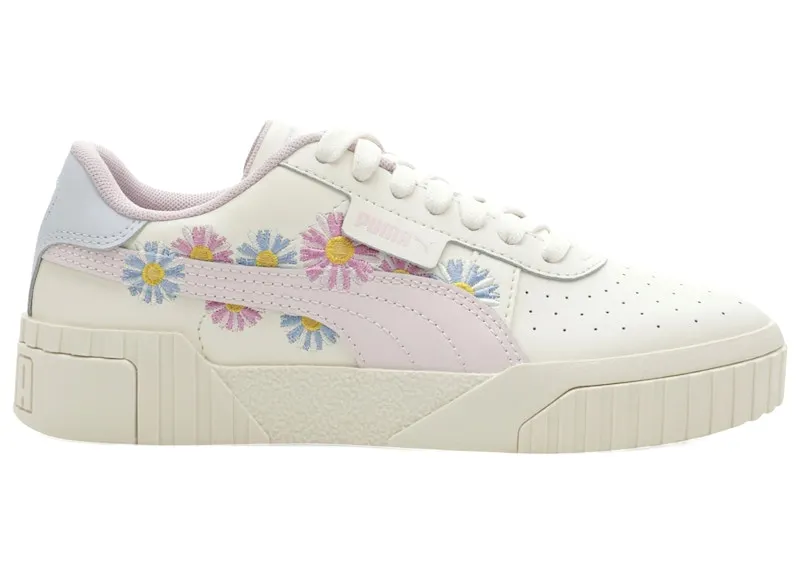 Puma Cali Embroidered Eggnog Arctic Ice (394910-01)