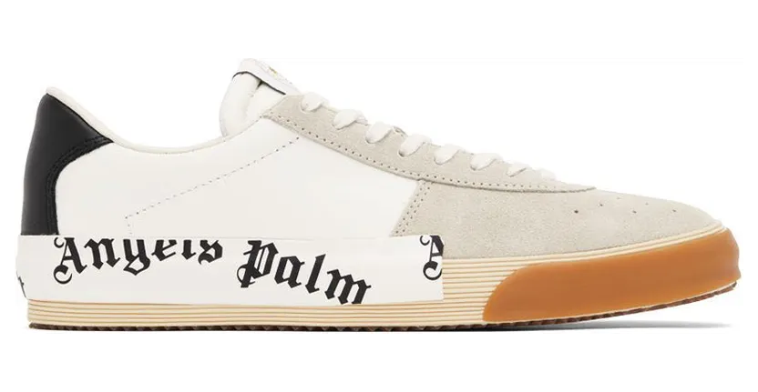 Palm Angels White Vulcanized Sneakers (PMIA065S22LEA0010110)