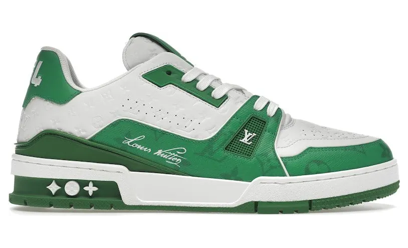 Louis Vuitton Trainer #54 Signature Green White (1AANG3)