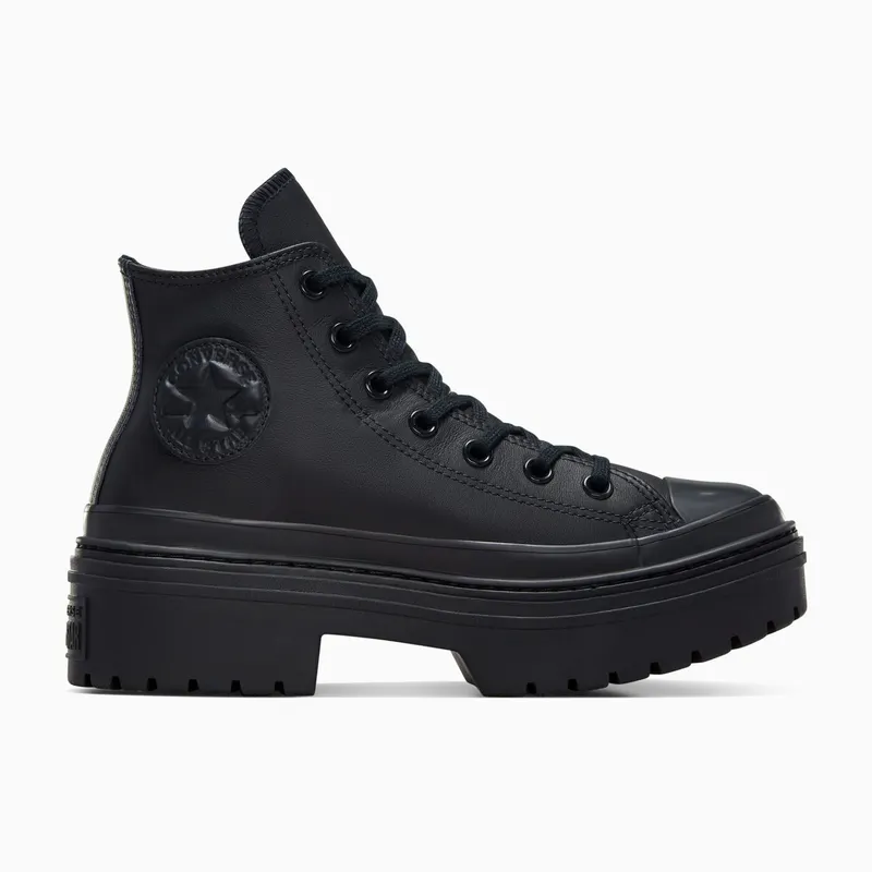 Converse Chuck Taylor All Star Lugged Heel Leather Platform Black/Black/Black (A10369C)