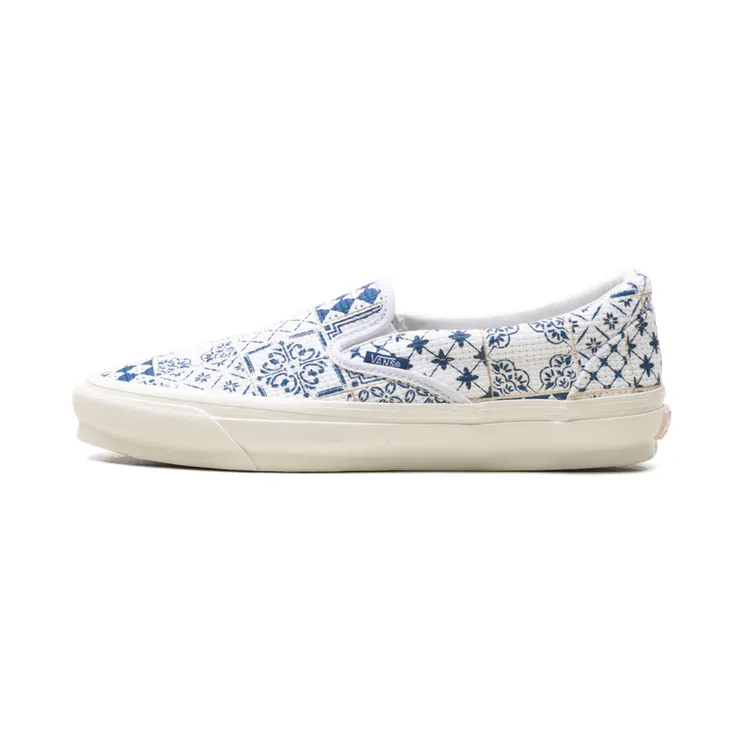 Vans OG Classic Slip-On LX “KITH – Azulejo Tile” (VN0A32QNWHT)