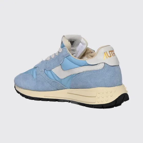 Autry Reelwind Suede and Nylon Sneakers White (WWLWNC34)