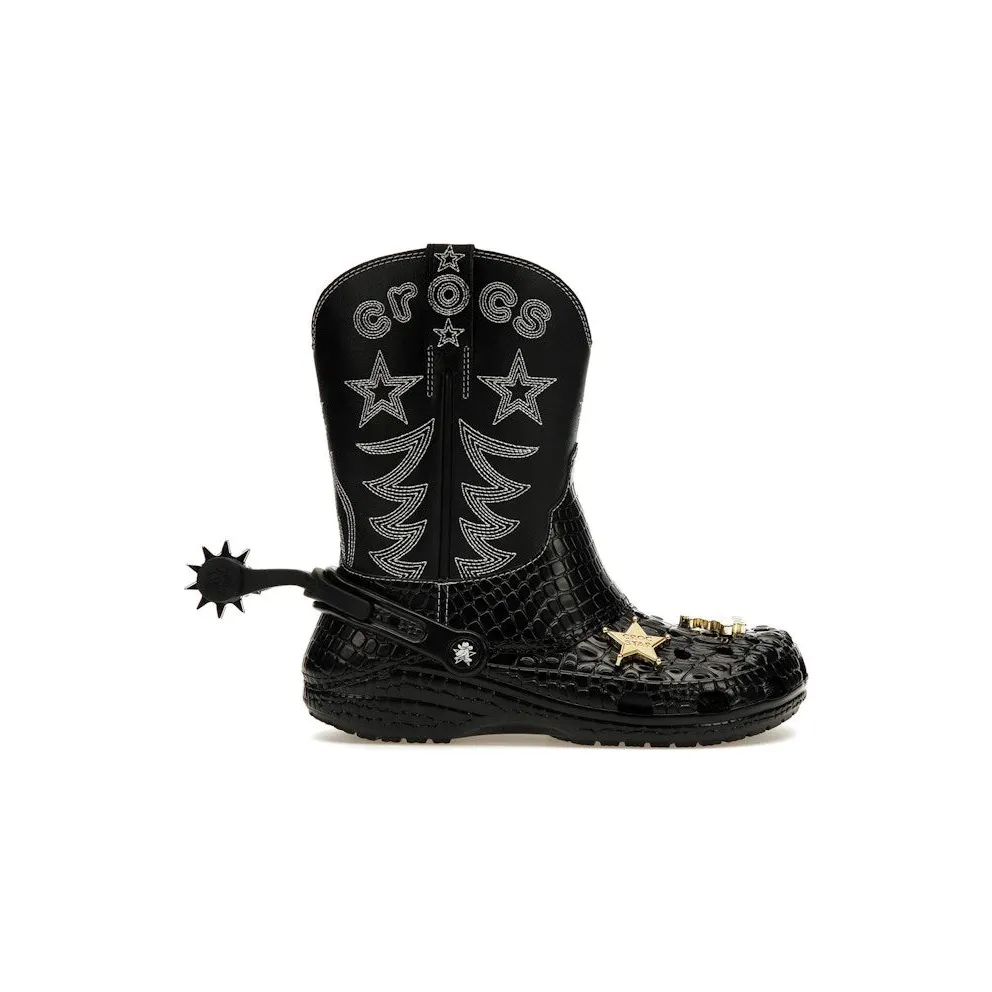 Crocs Classic Cowboy Boot Black (208695-001)