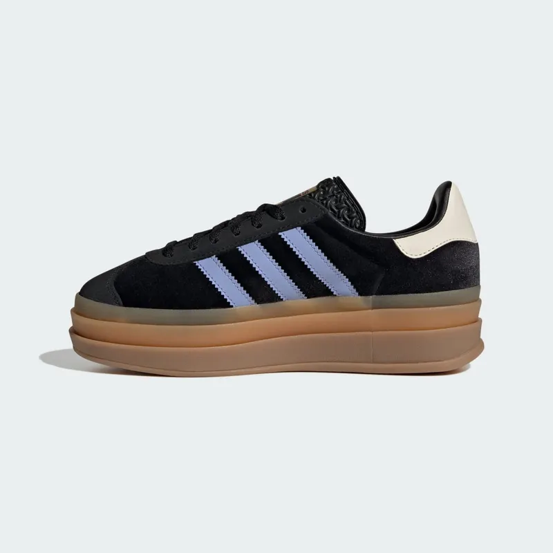 Adidas Gazelle Bold Kids Core Black / Blue Spark / Wonder White (JR5965)