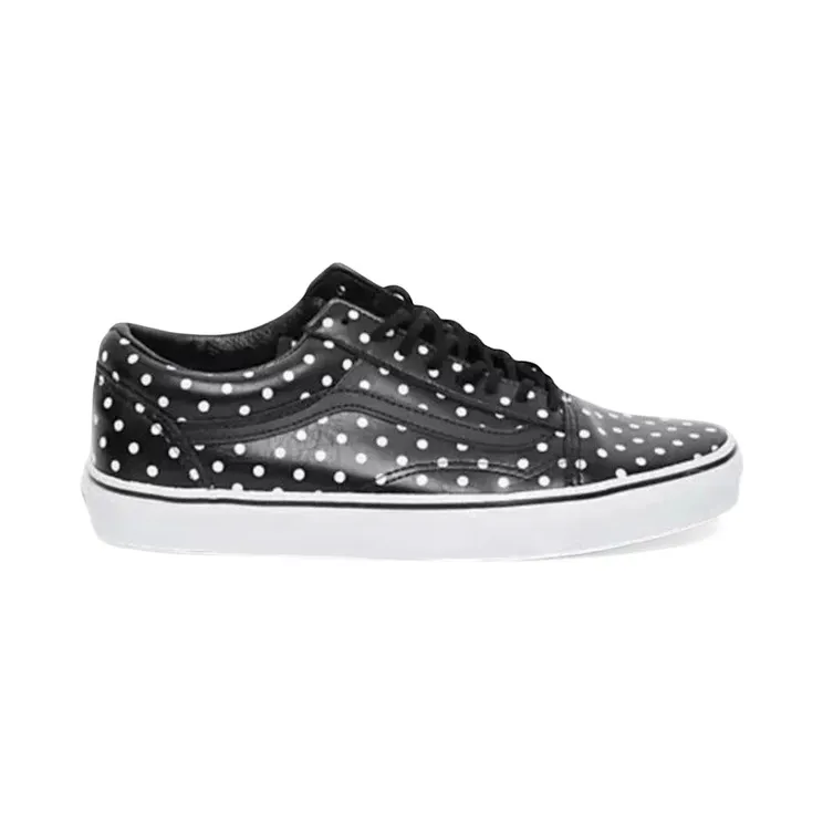 Vans Old Skool Leather Black Polka Dot (VN03Z6HUJ)
